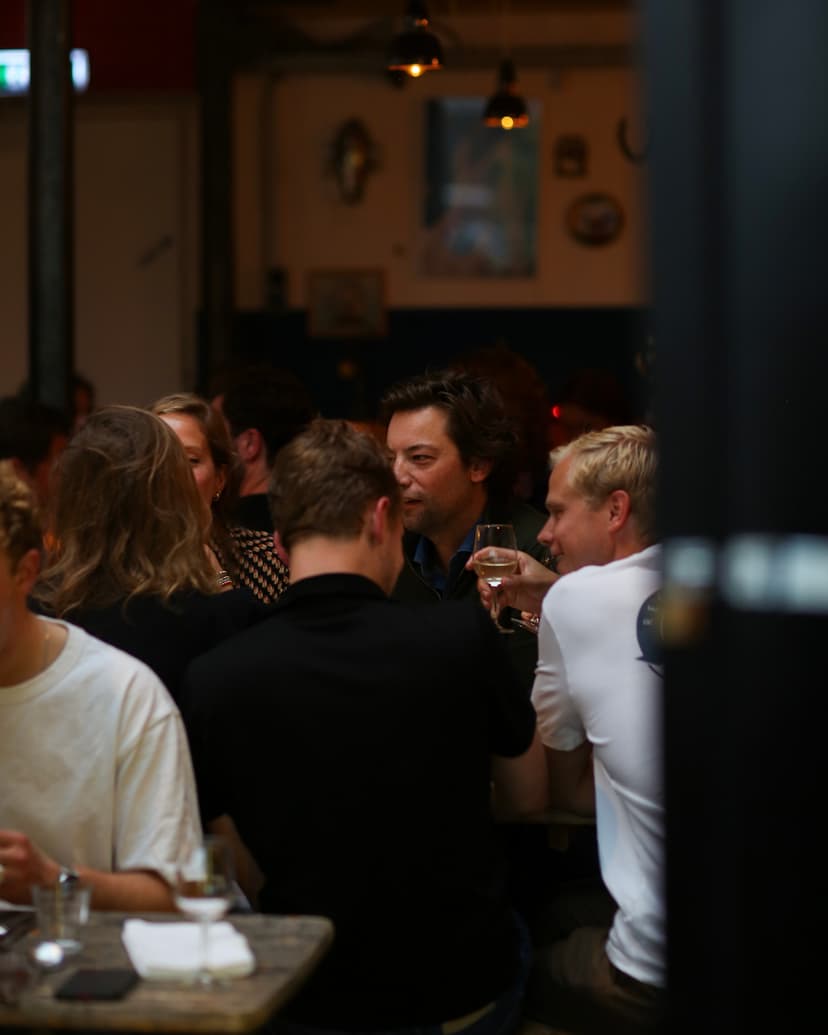 Cocktail shaker shaking cocktail.